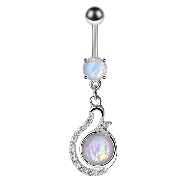 Piercing Nombril Cygne