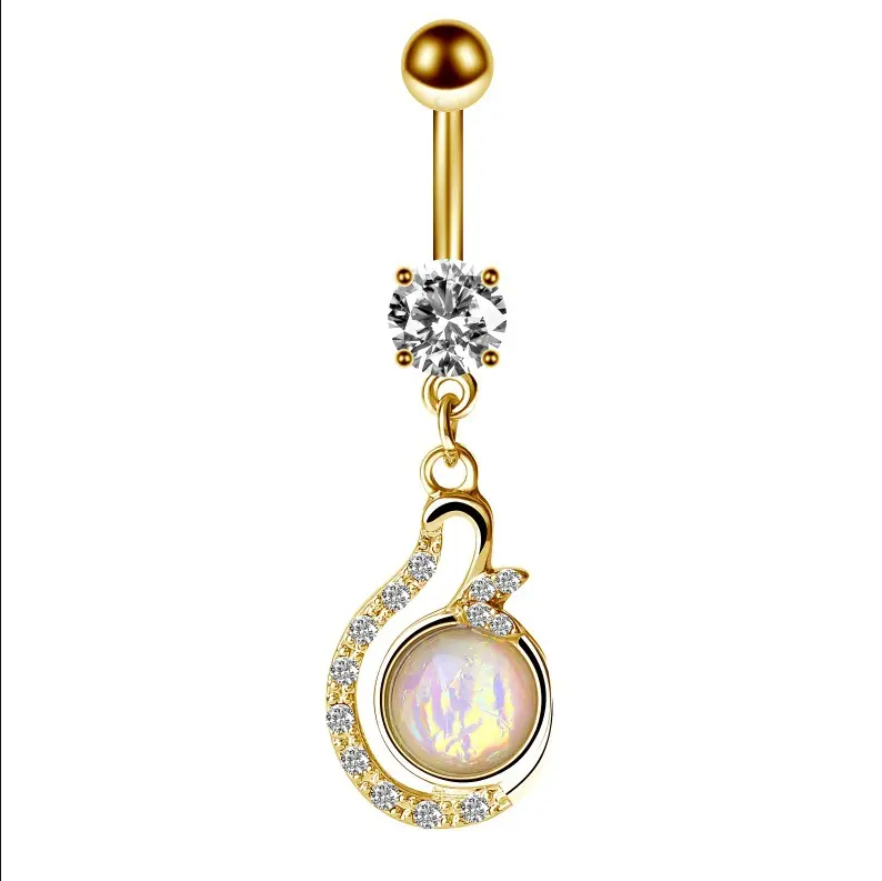 Piercing Nombril Cygne