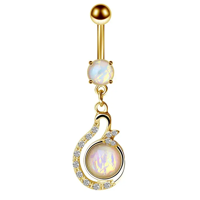 Piercing Nombril Cygne