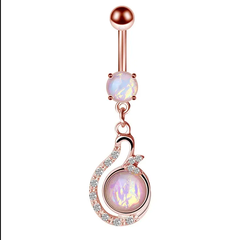 Piercing Nombril Cygne