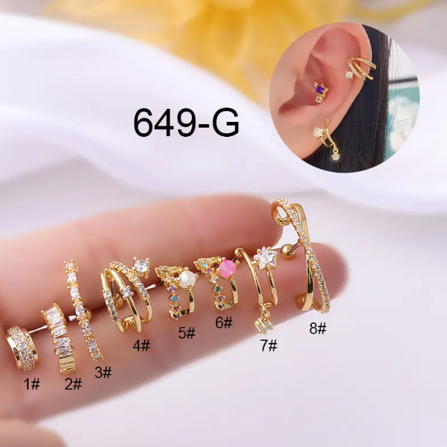 Piercing strass Claudia