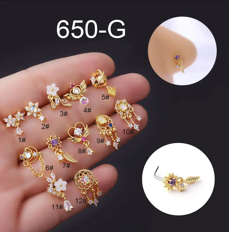 Piercing nez pendant