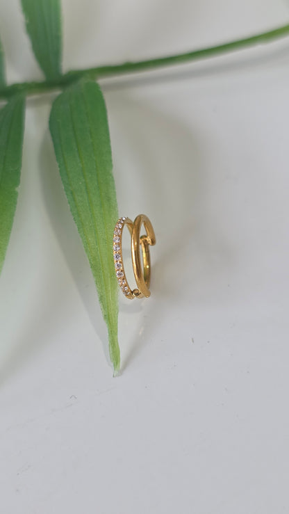 Britany - anneaux - 1,2*10mm - or