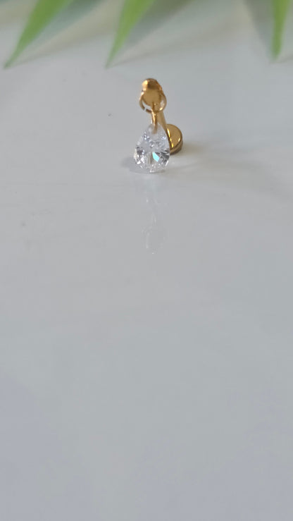 Piercing Labret Goutte