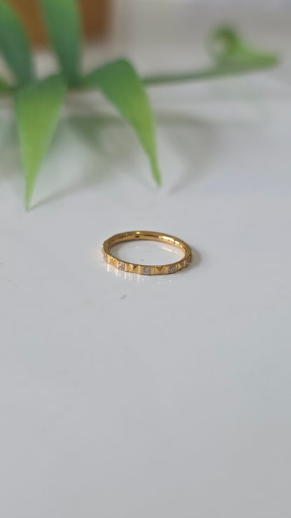 Clarisse - anneaux - 1,2*10mm - or