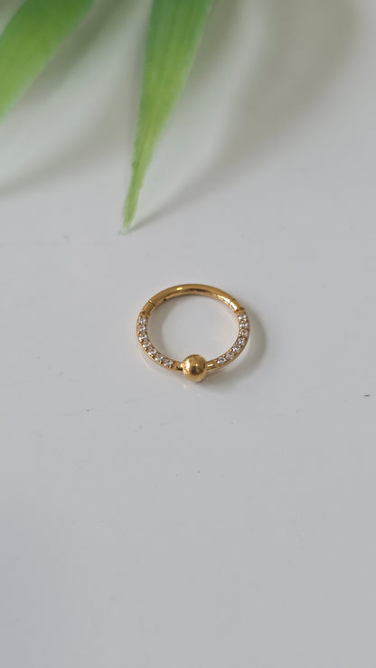 Lanya - anneaux - 1,2*10mm - or
