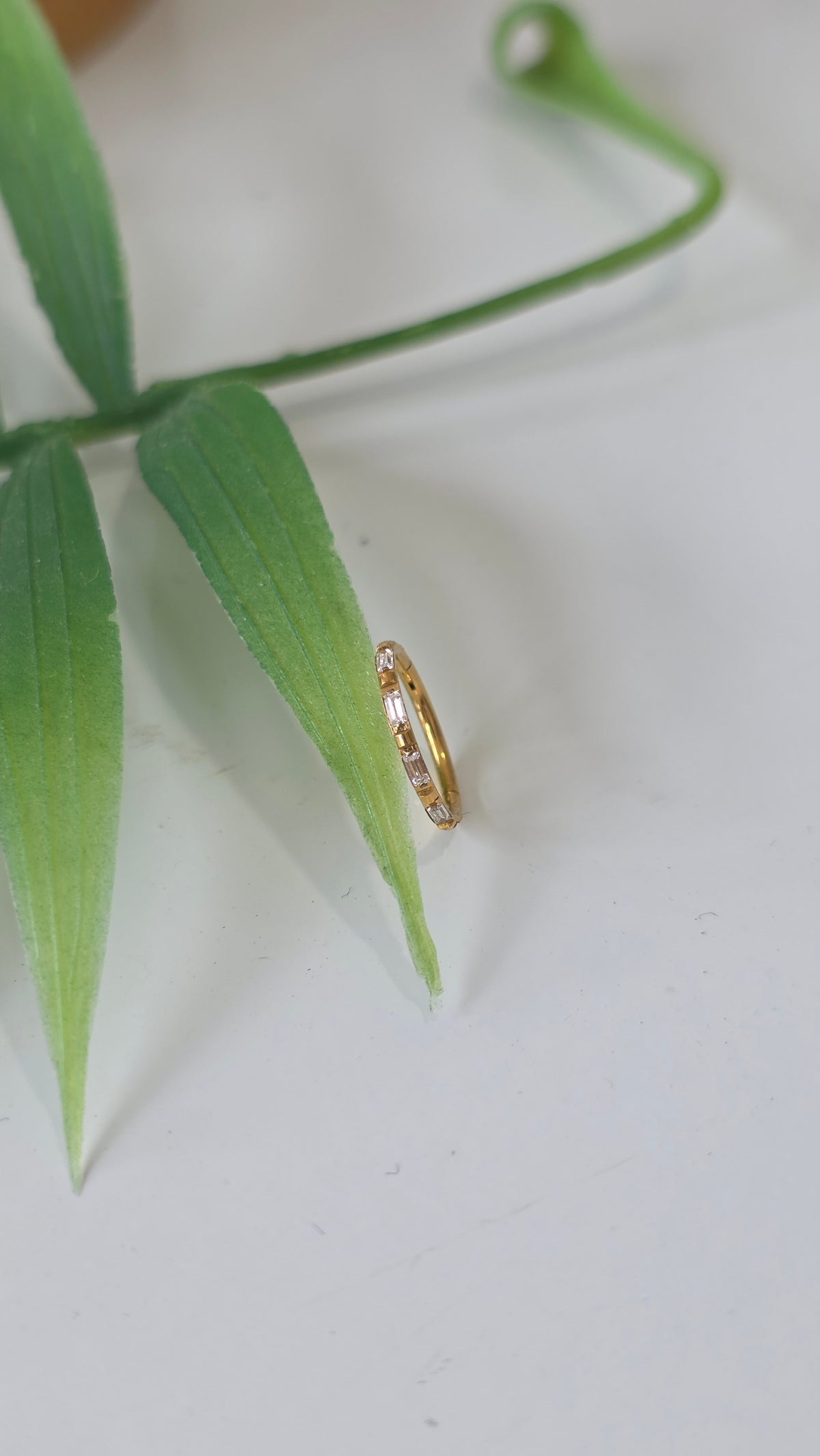 Claya - anneaux - 1,2*10mm - or