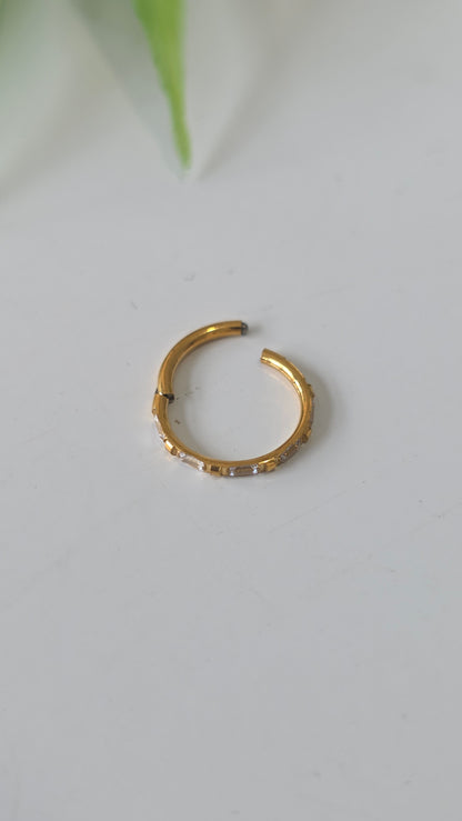 Claya - anneaux - 1,2*10mm - or