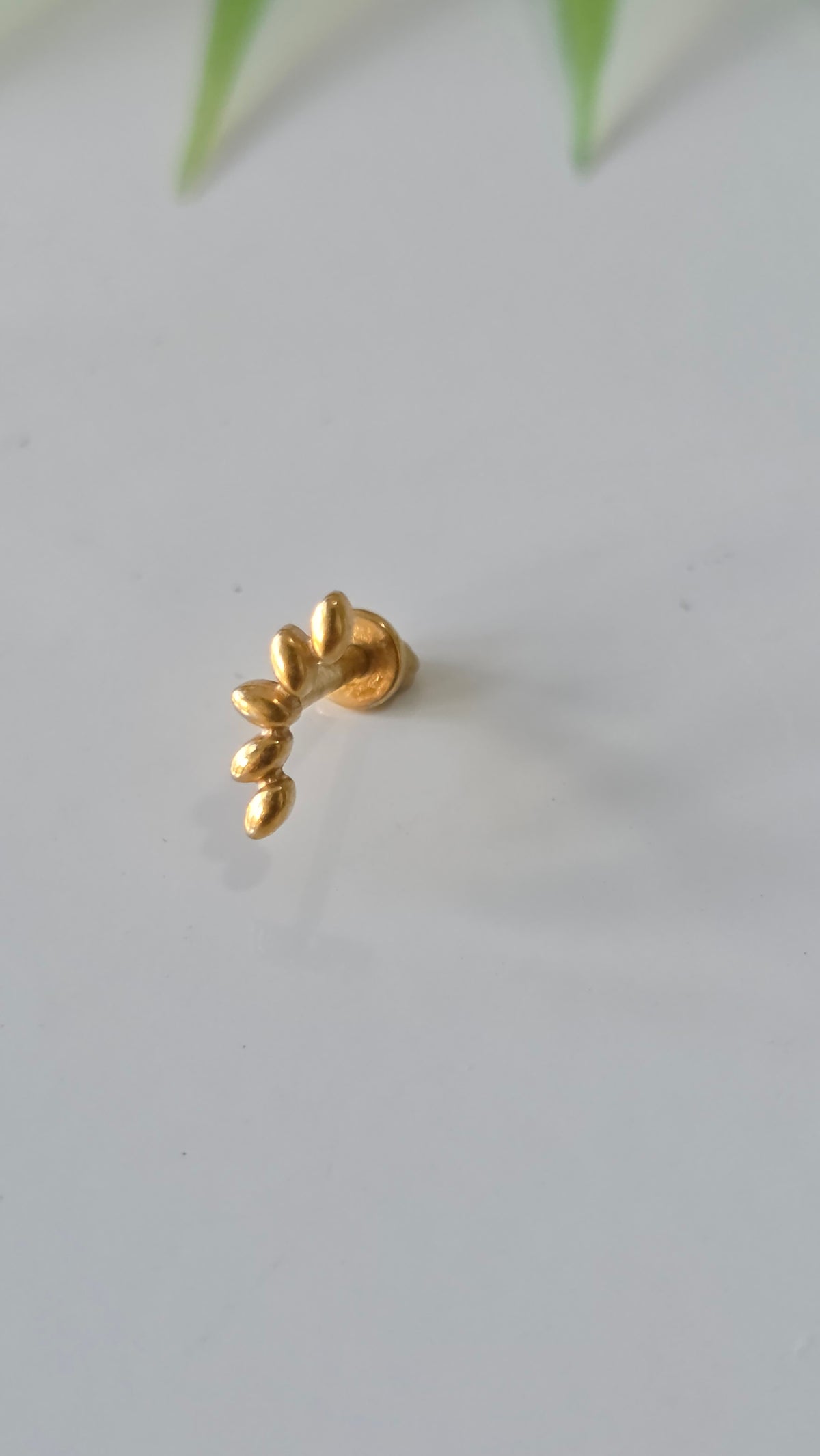 Piercing Labret marquise métal Titane