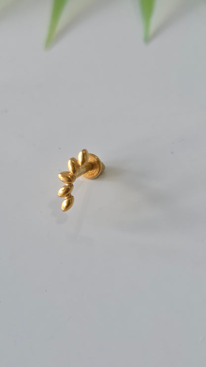 Piercing Labret marquise métal Titane